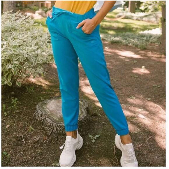 Albion Fit Cobalt Blue Jetsetter Joggers Size Medium - Picture 6 of 6